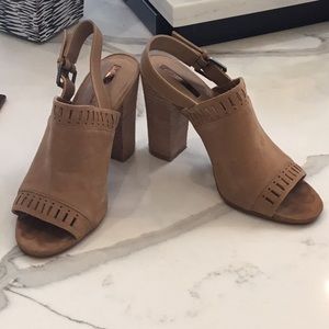 Tahari Maya suede mules